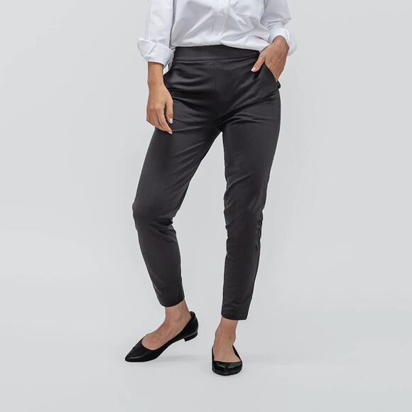 Ministry of Supply Pants - Ministry of Supply Kinetic Pull On Pants Womens 16 Black 4-Way Stretch Work
